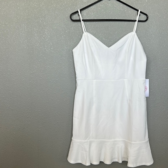 NWT White Summer Dress Size Large - Picture 1 of 10